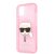 Karl Lagerfeld Apple iPhone 13 (6.1) TPU Full Glitter hátlapvédő tok pink (KLHCP13MKHTUGLP)