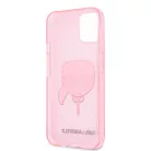 Karl Lagerfeld Apple iPhone 13 (6.1) TPU Full Glitter hátlapvédő tok pink (KLHCP13MKHTUGLP)
