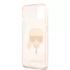 Karl Lagerfeld Apple iPhone 13 Mini (5.4) TPU Full Glitter hátlapvédő tok arany (KLHCP13SKHTUGLGO)