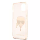 Karl Lagerfeld Apple iPhone 13 Mini (5.4) TPU Full Glitter hátlapvédő tok arany (KLHCP13SKHTUGLGO)