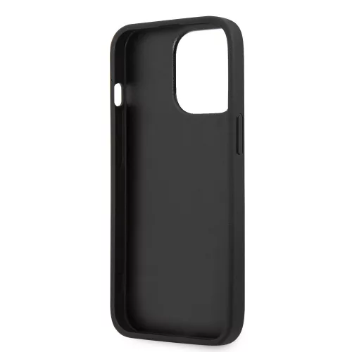 Karl Lagerfeld Apple iPhone 13 Pro (6.1) PU Saffiano hátlapvédő tok fekete (KLHCP13LSAKHBK)