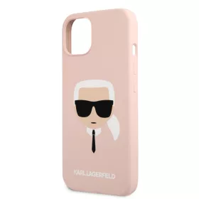   Karl Lagerfeld Apple iPhone 13 Mini (5.4) hátlapvédő tok Light Pink (KLHCP13MSLKHPI)