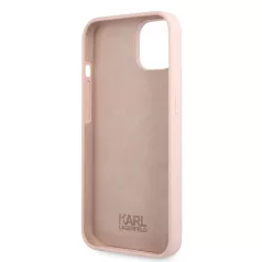   Karl Lagerfeld Apple iPhone 13 Mini (5.4) hátlapvédő tok Light Pink (KLHCP13MSLKHPI)