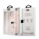 Karl Lagerfeld Apple iPhone 13 (6.1) hátlapvédő tok Light Pink (KLHCP13MSLKHLP)