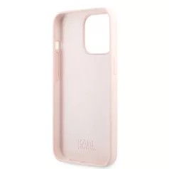   Karl Lagerfeld Apple iPhone 13 Pro Max (6.7) hátlapvédő tok light pink (KLHCP13XSLKHP)