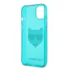 Karl Lagerfeld TPU Choupette Apple iPhone 13 Mini (5.4) hátlapvédő tok Fluo Blue (KLHCP13SCHTRB)