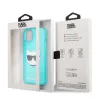 Karl Lagerfeld TPU Choupette Apple iPhone 13 Mini (5.4) hátlapvédő tok Fluo Blue (KLHCP13SCHTRB)