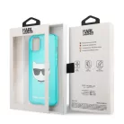 Karl Lagerfeld TPU Choupette Apple iPhone 13 Mini (5.4) hátlapvédő tok Fluo Blue (KLHCP13SCHTRB)