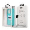 Karl Lagerfeld TPU Choupette Apple iPhone 13 Pro Max (6.7) hátlapvédő tok Fluo Blue (KLHCP13XCHTRB)