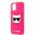 Karl Lagerfeld TPU Choupette Apple iPhone 13 Mini (5.4) hátlapvédő tok Fluo Pink (KLHCP13SCHTRP)