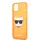 Karl Lagerfeld TPU Choupette Apple iPhone 13 Mini (5.4) hátlapvédő tok Fluo Orange (KLHCP13SCHTRO)