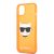 Karl Lagerfeld TPU Choupette Apple iPhone 13 Mini (5.4) hátlapvédő tok Fluo Orange (KLHCP13SCHTRO)