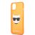 Karl Lagerfeld TPU Choupette Apple iPhone 13 (6.1) hátlapvédő tok Fluo Orange (KLHCP13MCHTRO)