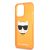 Karl Lagerfeld TPU Choupette Apple iPhone 13 Pro (6.1) hátlapvédő tok Fluo Orange (KLHCP13LCHTRO)