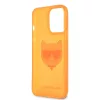 Karl Lagerfeld TPU Choupette Apple iPhone 13 Pro (6.1) hátlapvédő tok Fluo Orange (KLHCP13LCHTRO)