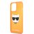 Karl Lagerfeld TPU Choupette Apple iPhone 13 Pro Max (6.7) hátlapvédő tok Fluo Orange (KLHCP13XCHTRO)