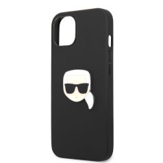   Karl Lagerfeld Apple iPhone 13 (6.1) PU Leather hátlapvédő tok fekete (KLHCP13MPKMK)