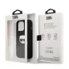 Karl Lagerfeld Apple iPhone 13 Pro Max (6.7) PU Leather hátlapvédő tok fekete (KLHCP13XPKMK)