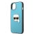 Karl Lagerfeld Apple iPhone 13 Mini (5.4) PU Leather hátlapvédő tok kék (KLHCP13SPKMB)