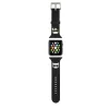 Karl Lagerfeld Karl and Choupette Head Apple Watch 38/40mm óraszíj fekete (KLAWMSLCKK)