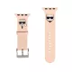 Karl Lagerfeld Karl and Choupette Head Apple Watch 38/40mm óraszíj pink (KLAWMSLCKP)