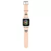 Karl Lagerfeld Karl and Choupette Head Apple Watch 38/40mm óraszíj pink (KLAWMSLCKP)