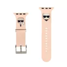 Karl Lagerfeld and Choupette Apple Watch 42/44mm óraszíj pink (KLAWLSLCKP)