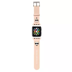  Karl Lagerfeld and Choupette Apple Watch 42/44mm óraszíj pink (KLAWLSLCKP)