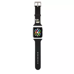   Karl Lagerfeld Karl Head Apple Watch 38/40mm óraszíj fekete (KLAWMSLKK)