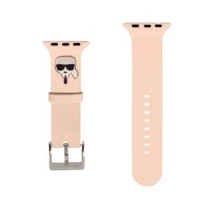   Karl Lagerfeld Karl Head Apple Watch 38/40mm óraszíj pink (KLAWMSLKP)