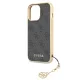 Guess 4G Charms Apple iPhone 13 Pro (6.1) hátlapvédő tok szürke (GUHCP13LGF4GGR)