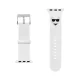 Karl Lagerfeld Choupette Head Apple Watch 42/44mm óraszíj fehér (KLAWLSLCW)