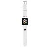 Karl Lagerfeld Choupette Head Apple Watch 42/44mm óraszíj fehér (KLAWLSLCW)