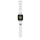 Karl Lagerfeld Choupette Head Apple Watch 42/44mm óraszíj fehér (KLAWLSLCW)