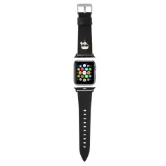   Karl Lagerfeld Karl Head Apple Watch 38/40mm óraszíj fekete (KLAWMOKHK)