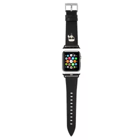   Karl Lagerfeld Karl Head Apple Watch 38/40mm óraszíj fekete (KLAWMOKHK)