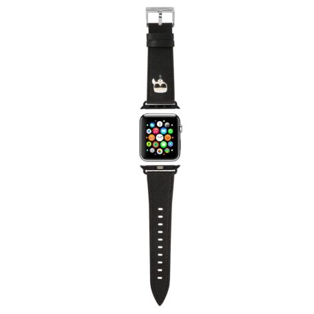 Karl Lagerfeld Karl Head Apple Watch 38/40mm óraszíj fekete (KLAWMOKHK)