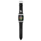 Karl Lagerfeld Karl Head Apple Watch 42/44mm óraszíj fekete (KLAWLOKHK)
