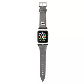   Karl Lagerfeld Karl Head Apple Watch 38/40mm óraszíj ezüst (KLAWMOKHG)