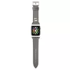 Karl Lagerfeld Karl Head Apple Watch 42/44mm óraszíj ezüst (KLAWLOKHG)