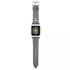   Karl Lagerfeld Karl Head Apple Watch 42/44mm óraszíj ezüst (KLAWLOKHG)