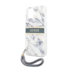 Guess Apple iPhone 13 (6.1) TPU Marble hátlapvédő tok kék (GUHCP13MKMABBL)