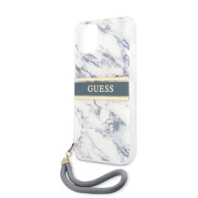   Guess Apple iPhone 13 Pro Max (6.7) TPU Marble hátlapvédő tok kék (GUHCP13XKMABBL)