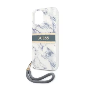   Guess Apple iPhone 12 / 12 Pro 2020 (6.1) TPU Marble hátlapvédő tok kék (GUHCP12MKMABBL)