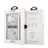 Guess Apple iPhone 12 Pro Max 2020 (6.7) TPU Marble hátlapvédő tok kék (GUHCP12LKMABBL)