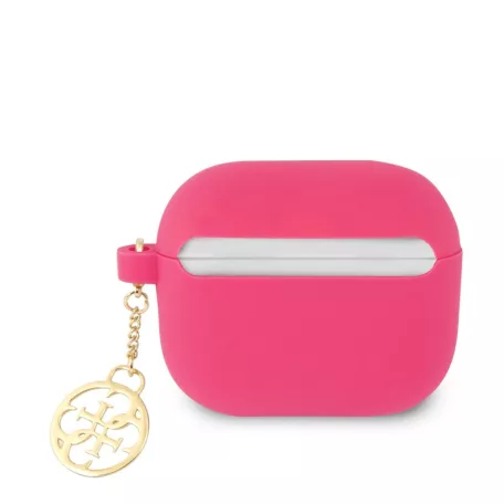 Guess Apple AirPods 3 szilikon tok pink (GUA3LSC4EF)