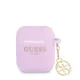 Guess 4G Charms Apple AirPods 1/2 szilikon tok lila (GUA2LSC4EU)