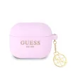 Guess Apple AirPods 3 szilikon tok lila (GUA3LSC4EU)