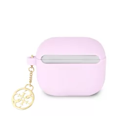 Guess Apple AirPods 3 szilikon tok lila (GUA3LSC4EU)