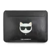 Karl Lagerfeld Choupette Head Embossed fekete laptop táska 16" (KLCS16CHBK)